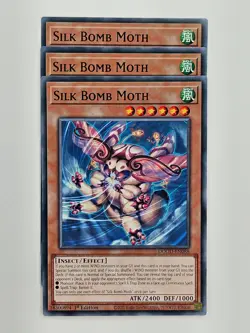 Yu Gi Oh - 3x DOOD-EN088 Silk Bomb Moth - Common - Image 1