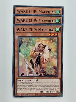 Yu Gi Oh - 3x DOOD-EN032 WAKE CUP! Macchia - Common - Image 1