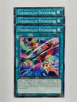 Yu Gi Oh - 3x DOOD-EN059 Theorealize Overdrive - Common - Image 1