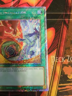 RA03-EN051 Polymerization Hero Art Platinum Secret Rare YuGiOh - Image 3