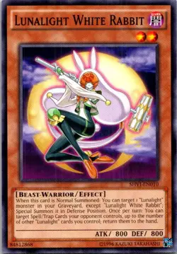 Lunalight White Rabbit SHVI-EN010 Yu-Gi-Oh! Light Play Unlimited - Image 1