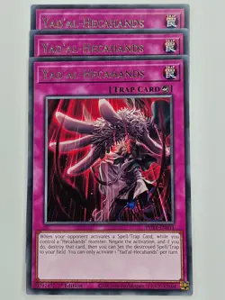 Yu Gi Oh - 3x PHRE-EN011 Yad'al-Hecahands - Rare - Image 1