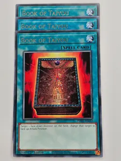Yu Gi Oh - 3x PHRE-EN052 Book of Taiyou - Rare - Image 1