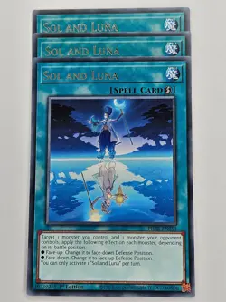 Yu Gi Oh - 3x PHRE-EN053 Sol and Luna - Rare - Image 1