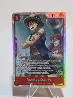 Monkey D Luffy OP14-013 SR Foil One Piece TCG English - Image 1