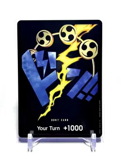 Enel, Non Foil Don!! Card - Your Turn +1000, PRB01 - One Piece Card Game - Image 1