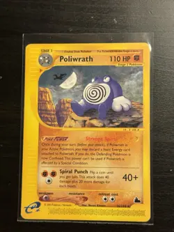 Poliwrath Skyridge Pokemon Card 26/144 Regular Rare - Image 1