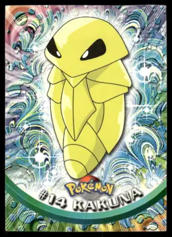 Pokemon Cards Kakuna #14 Topps Trading Cards Series 1 LP *3 - Image 1
