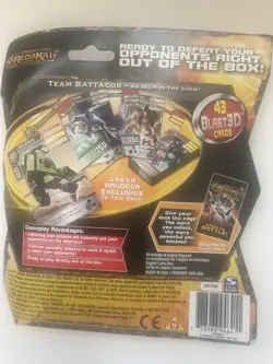 Redakai Conquer the Kairu Blast 3D Cards, Battacor Deck Green DRUDGER Card New - Image 4