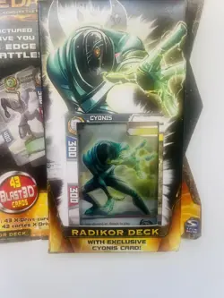 Redakai Conquer the Kairu Blast 3D Cards Includes CYONIS Card. Radikor Deck New - Image 2