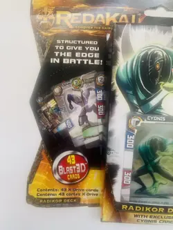 Redakai Conquer the Kairu Blast 3D Cards Includes CYONIS Card. Radikor Deck New - Image 3