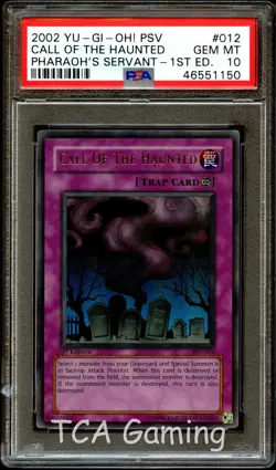 PSA 10 GEM MINT Call of the Haunted PSV-012 1st Edition PSV Yugioh Card 150 - Image 1