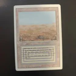 Magic the Gathering MTG card: Scrubland Revised MP_3 - Image 1