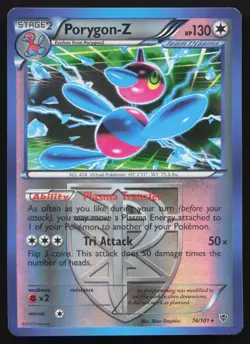 Porygon-Z [Reverse Holo] #74 Plasma Blast Pokemon Card - Image 1