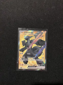 Pokemon Black Bolt Zekrom EX Ultra Rare Holo Card 158/086 - Image 1