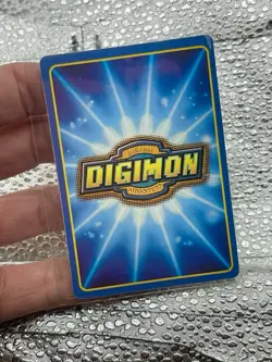 Metalgreymon Bo-01 Vintage Digimon Prism Sticker Card 1st Edition 1999 Holo Rare - Image 5