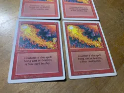 MTG 4x Red Elemental Blast - Revised Edition - Red Interrupt Playset RARE Magic! - Image 2