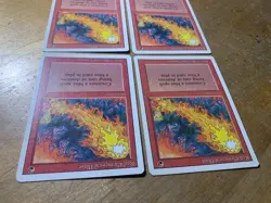 MTG 4x Red Elemental Blast - Revised Edition - Red Interrupt Playset RARE Magic! - Image 3