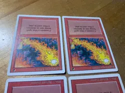MTG 4x Red Elemental Blast - Revised Edition - Red Interrupt Playset RARE Magic! - Image 4