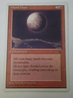 MTG Magic the Gathering English Blood Moon 1995 Chronicles NM - Image 1