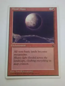 MTG Magic the Gathering English Blood Moon 1995 Chronicles NM - Image 3