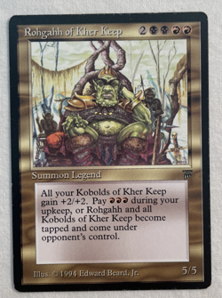1x Rohgahh of Kher Keep Legends MTG Magic the Gathering MP - Image 1