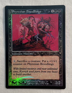 1x Phyrexian Broodlings Urza's Legacy Foil MTG Magic the Gathering NM - Image 1