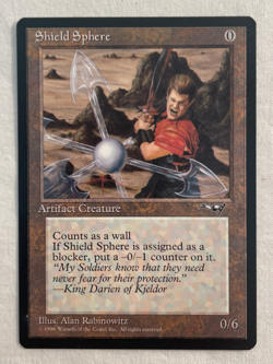 1x Shield Sphere Alliances MTG Magic the Gathering NM - Image 1