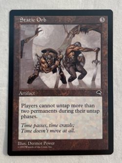 1x Static Orb Tempest MTG Magic the Gathering NM - Image 1