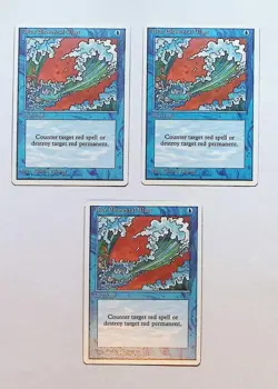 MTG - Magic The Gathering - Blue Elemental Blast X 3 - 4th Edition - NP/NM! - Image 1
