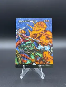 MTG TMT PZA - Silverclad Ferocidons (Borderless) - 0009 - Mythic - Image 1