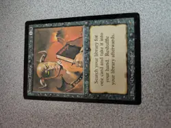 magic the gathering unlimited demonic tutor damaged / altered - Image 3