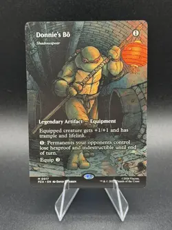 Donnie's Bo #17 M - Teenage Mutant Ninja Turtles TMNT MTG - Mint - Image 1