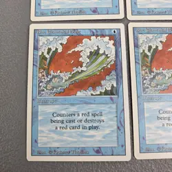 4x Blue Elemental Blast X4 MTG Revised Edition Magic The Gathering LP Playset - Image 2