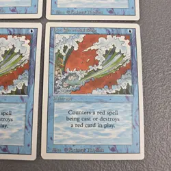 4x Blue Elemental Blast X4 MTG Revised Edition Magic The Gathering LP Playset - Image 3