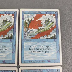 4x Blue Elemental Blast X4 MTG Revised Edition Magic The Gathering LP Playset - Image 5