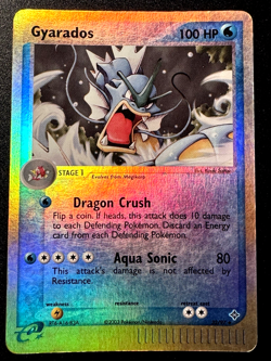 Gyarados 32/97 EX Dragon Pokemon Card Reverse Holo Foil Rare HP - Image 1