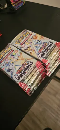 Lot Of 12 Pokemon TCG Scarlet Violet Prismatic Evolutions Booster Bundles Sealed - Image 1