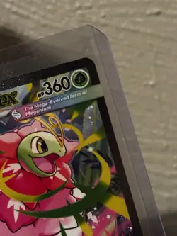 Pokemon Mega Meganium EX 272/217 Holo Rare ASC EN Mega Evolution Trading Card - Image 3