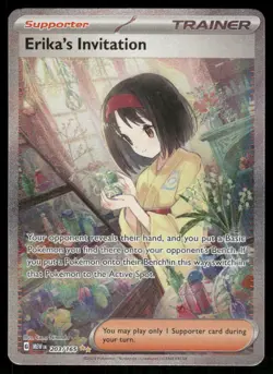 Pokemon Cards Erika's Invitation 203/165 151 Special Illustration Rare NM *3 - Image 1