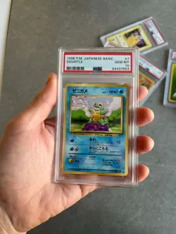 Squirtle #7 PSA 10 1996 Pokemon Japan - Image 1