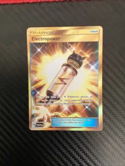 Pokemon TCG Electropower Trainer SM Lost Thunder Secret Rare 232/214 NM - Image 1