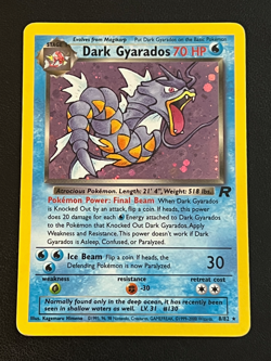 Dark Gyarados 8/82 - Team Rocket Pokemon Card - Holo HP - Image 1