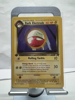 DARK ELECTRODE #34/82 1ST EDITION TEAM ROCKET 2000 POKEMON WOTC RARE NON-HOLO - Image 1
