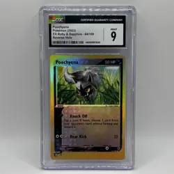 Pokemon Poochyena EX Ruby & Sapphire #64 Reverse Holo 2003 CGC 9 - Image 1