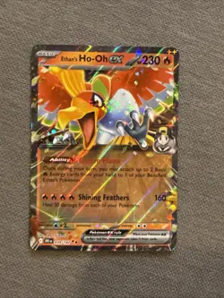 Ethan's Ho-Oh EX 026/217 Ultra Rare Ascended Heroes Pokemon TCG English - Image 1