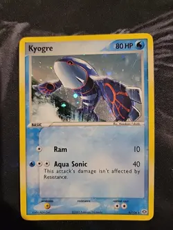 Pokemon Kyogre 6/106 EX Emerald Holofoil MP Condition - Image 1