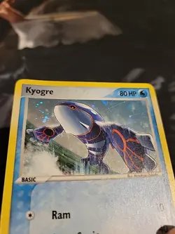 Pokemon Kyogre 6/106 EX Emerald Holofoil MP Condition - Image 3
