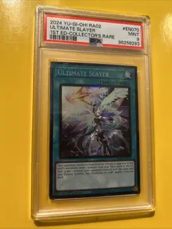 YuGiOh ULTIMATE SLAYER #RA02-EN070🔥PSA 9 MINT🔥1st EDITION-2024 COLLECTORS RARE - Image 5
