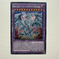 Yugioh - Neo Blue-Eyes Ultimate Dragon MVP1-ENS01 Secret Rare 1st Edition - Image 1